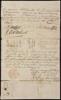 Manuscript land transfer document for property in San Augustine County, Texas