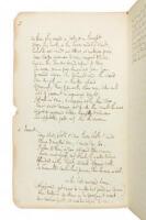 Manuscript copy of John Denham's 1642 poem "Cooper's Hill," in the hand of Peter Cunningham, editor of the 1854 edition of Samuel Johnson's Lives of the most eminent English Poets