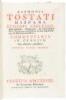 Alphonsi Tostati Hispani, Episcopi Abulensis ... Commentaria ... cum Indicibus Copiosissimis - 4