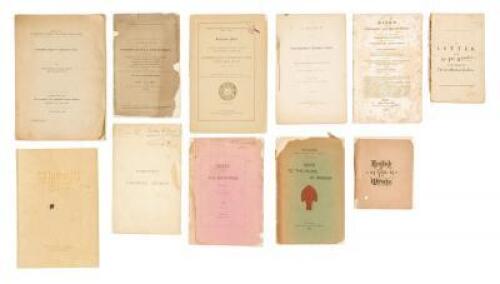 Eleven booklets & pamphlets in a variety of subjects