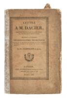 Lettre à M. Dacier... relative à l'alphabet des hiéroglyphiqes phonétiques employés par les égyptiens pour inscrire sur leurs monuments les titres, les noms et les surnoms des souverains grecs et romains