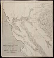 Sketch of General Riley's Route through the Mining Districts July and Aug. 1849