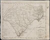 Map of North and South Carolina by J. Denison