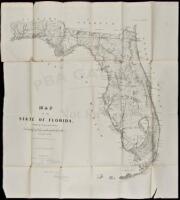 Map of the State of Florida, Showing the Progress of the Surveys. Accompanying Annual Report of the Surveyor General for 1856