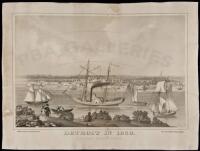 Detroit in 1820, with View of "Walk-in-the-Water"