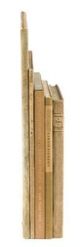 Five volumes from the Book Club of California, 1917-1920