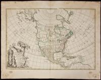 L'Amerique septentrionale divis&eacute;e en ses principaux etats