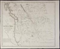 Map of the United States Territory of Oregon West of the Rocky Mountains. Exhibiting the various Trading Depots or Forts occupied by the British Hudson Bay Company, connected with the Western and northwestern Fur Trade