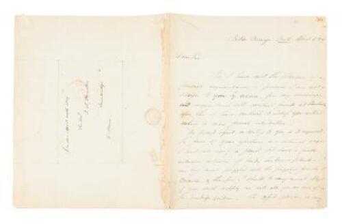 Letter to Charles Darwin's Cambridge mentor from a fellow clergyman-botanist
