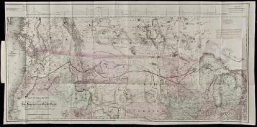 Map of the Country from Lake Superior to the Pacific Ocean from the Latest Explorations and Surveys. To Accompany the Report of Edwin F. Johnson, Chf. Engr. Northern Pacific R.R. November 1867