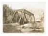 Archive of 41 original photographs of Southern Pacific Railroad Bridges throughout Oregon, including those crossing rivers in Douglas, Jefferson, Jackson, and Lane Counties - 7