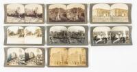 Eight stereoviews of San Francisco, including five of the 1906 Earthquake