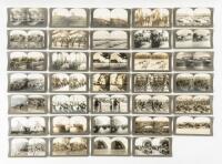 Thirty-six stereoview scenes of World War One