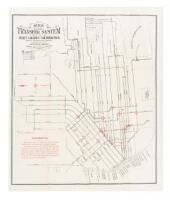 Map Showing Transfer System of All Street Car Lines of San Francisco