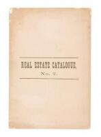 Real Estate Catalogue, No. 2 (wrapper title)