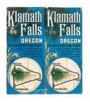 Klamath Falls, Oregon, the distributing point for a vast timber, live stock and agricultural empire (wrapper title)