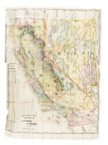 Rand, McNally & Co.'s Standard Map of California and Nevada