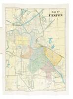 Map of Tientsin: City - special areas - concessions. With administrative, business and social places and revised street directory