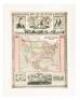 Ornamental Map of the United States & Mexico / Map of the United States and Mexico