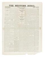 The Western Rural. Fire Extra! Chicago, October 14, 1871.