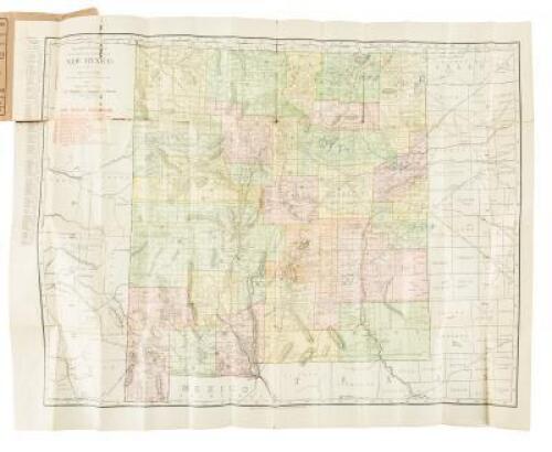 The Rand McNally New Commercial Atlas Map of New Mexico