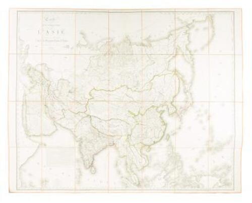 Carte Encyprotype de L'Asie: Dédiée et Présentée à Monsieur Comte d'Artois
