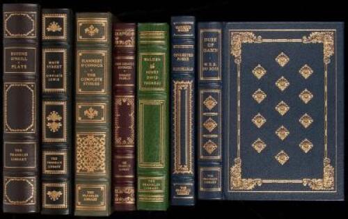 Seventy-Nine volumes from the Franklin Library 100 Greatest Masterpieces of American Literature