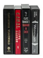 Four signed limited first editions by Clive Barker