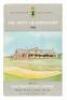 The Open Championship 1962. Played over Old Troon Golf Course. Signed by Champion Arnold Palmer