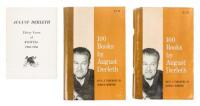 Five volumes on the writing of August Derleth