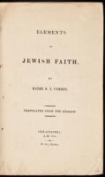 Elements of Jewish Faith