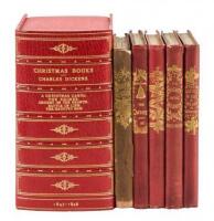 Complete set of Charles Dickens's Christmas Books, First Editions in the original cloth