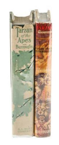 Two Tarzan titles in original dust jackets