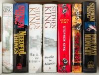 Seven first editions by Stephen King