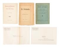 Three early pirated editions of works by Oscar Wilde