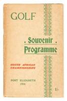 Souvenir Programme of the South Africa Golf Championships... 1934