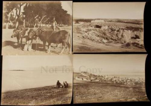 Eight original albumen photographs of Palestine & the Middle East