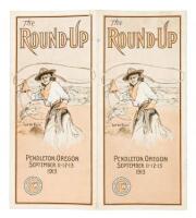 Souvenir program for the fourth annual "Round-Up" at Pendleton, Oregon