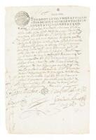 Manuscript document relating to the plight of Father San Jacinto de Vargas, who traveled to Oaxaca to assume control of a parish, only to be denied the position