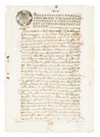 Manuscript document comprising a narrative of the vicissitudes endured by a priest and a corregidor (mayor) of the Valley of Antequera, who wanted to attend the Feast of the Rosary in a town in Oaxaca