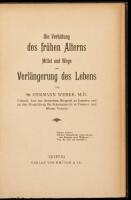 Die Verh&uuml;tung des Fr&uuml;hen Alterns Mittel unde Wege Verl&auml;ngerung des Lebens
