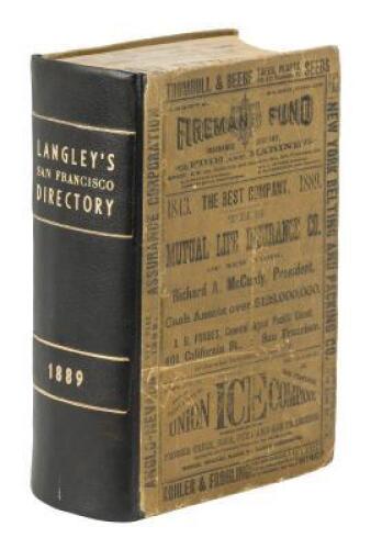 Langley's San Francisco Directory for the Year Commencing May, 1889