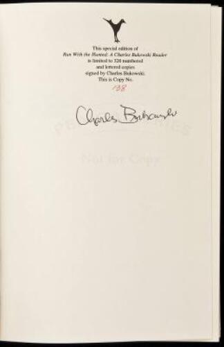 Run with the Hunted: A Charles Bukowski Reader