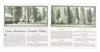 Camp Ahwahnee Facing Yosemite Falls, Yosemite Valley. W.M. Sell, Manager