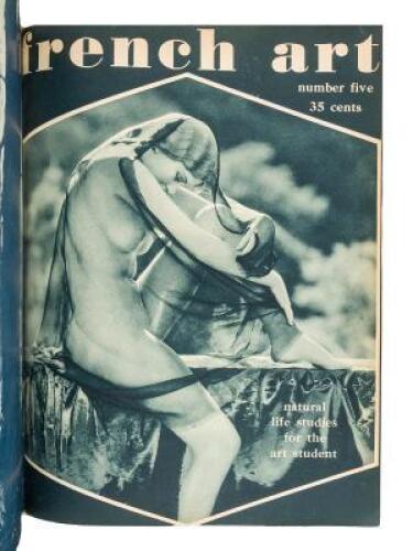 Bound volumes of 21 photography magazines featuring the artistic nude