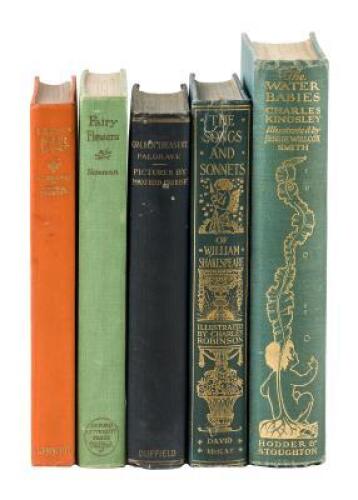 Five illustrated volumes with color plates