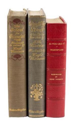 Four volumes illustrated by Hugh Thomson