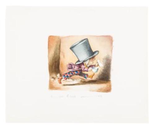 Original watercolor of the Mad Hatter