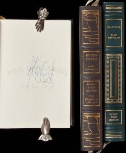 Three signed first editions by Kurt Vonnegut from the Franklin Library