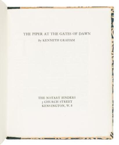 The Piper at the Gates of Dawn